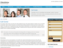 Tablet Screenshot of callcenterservices.itmatchonline.com